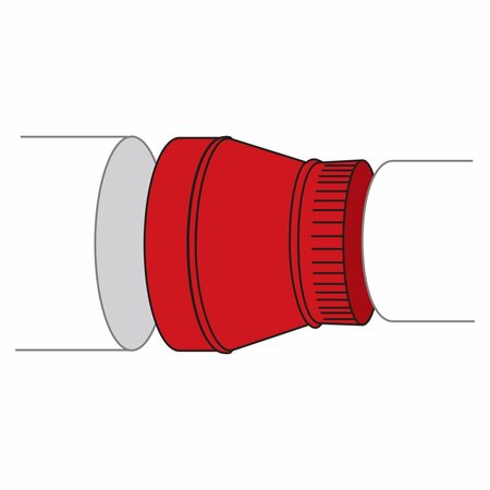 Imperial Mfg Reducer Sm Crm Blk24G6X4 BM0074